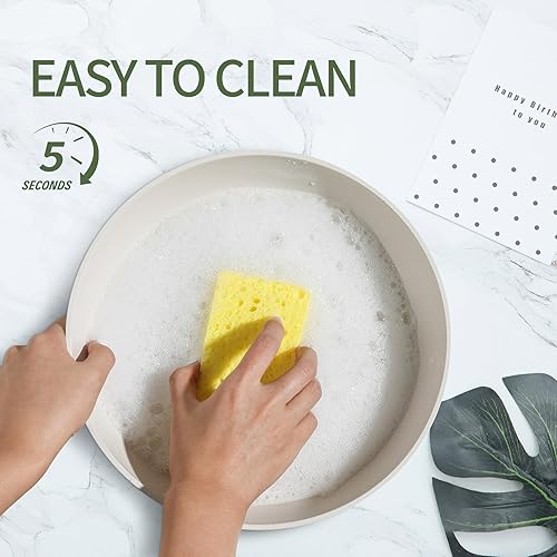 Miniatura 5 de Juego de 23 piezas de ollas y sartenes de cerámica, juego de utensilios de cocina con mango desmontable antiadherente, juego de cocina de inducción