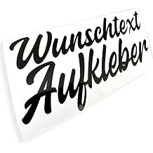 topdesignshop Personalized Car Sticker with Preview of Design One Line of Letters / Text [Customisable]
