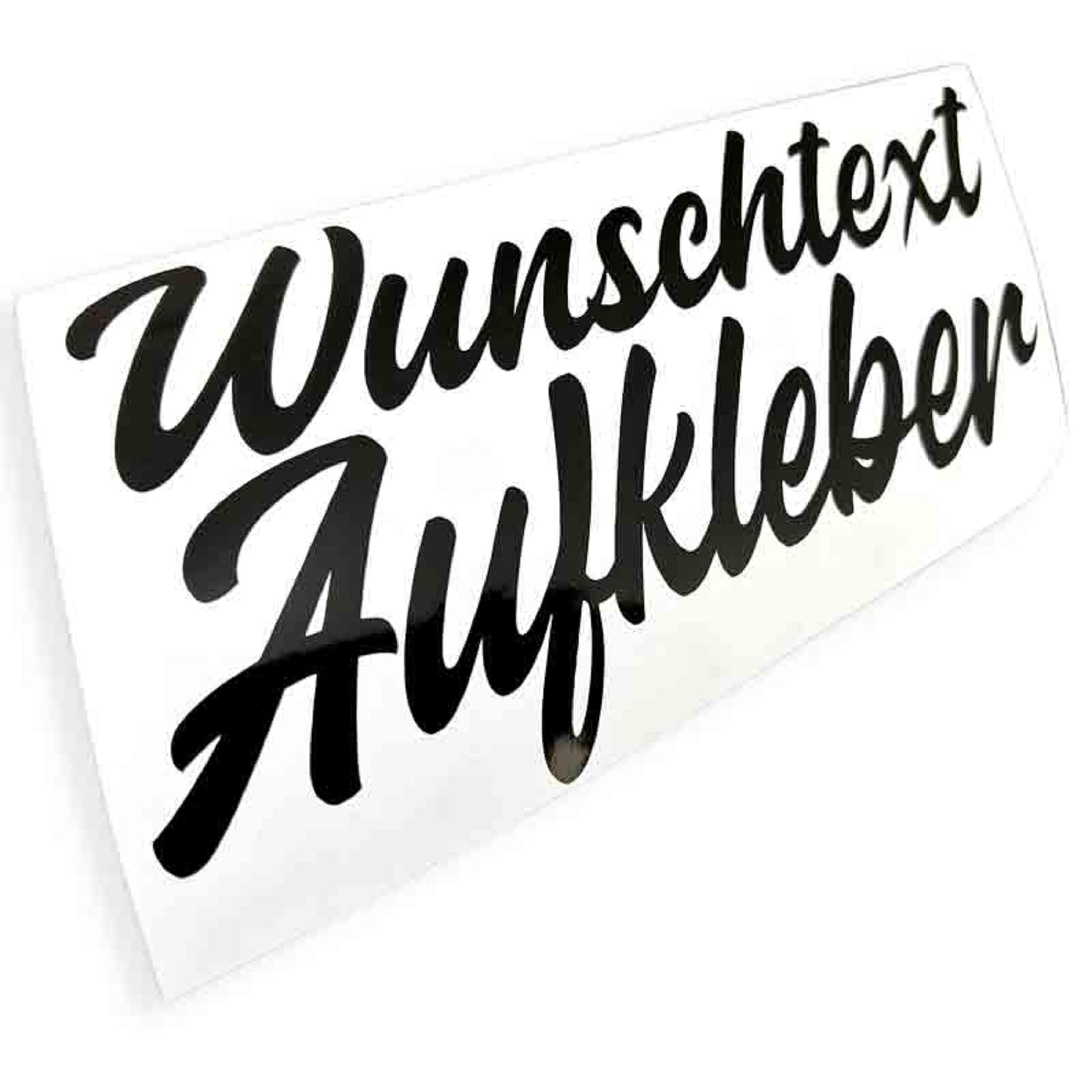 Aufkleber selbst gestalten mit Vorschau - Wunschaufkleber Buchstaben Autoaufkleber - Aufkleber Text Sticker fürs Auto und Motorrad einzeilig nach Wunsch