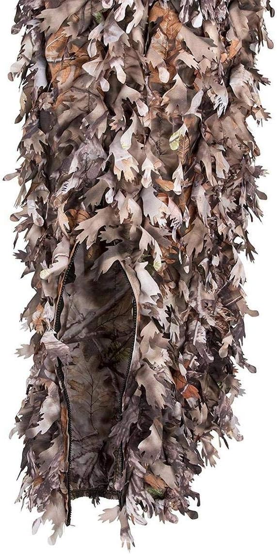 North Mountain Gear Woodland Camo Ghillie Suit 3D Leaf with Zippers and Pockets - Image 4