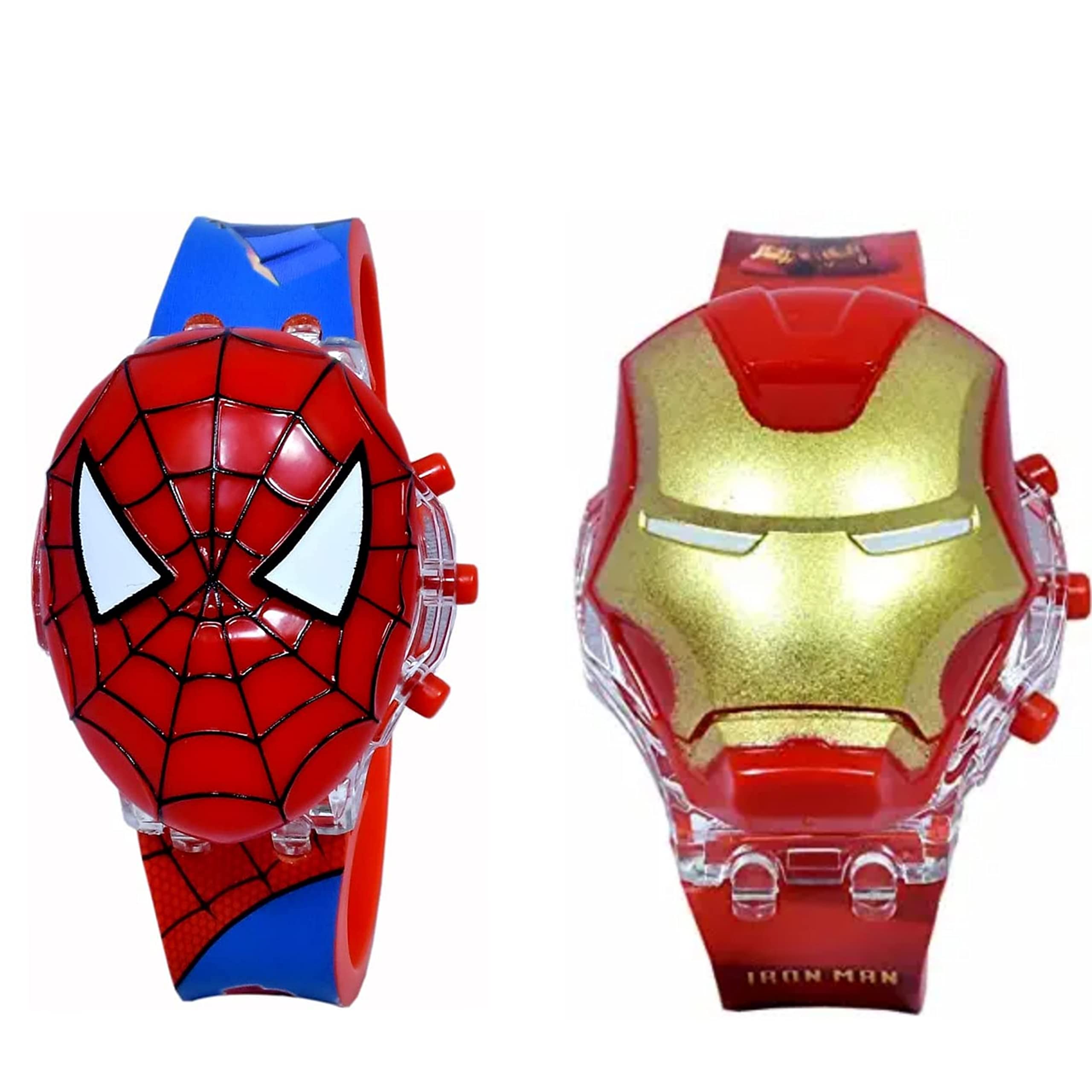 Lionmati Spider Man and Ironman Kid Watch Face Based Digital Kid Light Glowing Watch with Music Tune Watch boy and Girl (Ironman) (Spider Man and Iron Man (with Music)) Combo of 2 (B09SF2FWPG) Amazon Price History, Amazon Price Tracker