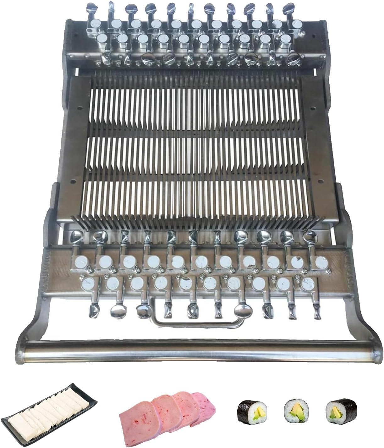 Coupe-sushis en acier inoxydable durable pour préparation stricte