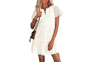 Womens Eyelet Summer Dress: Charm and Sophistication