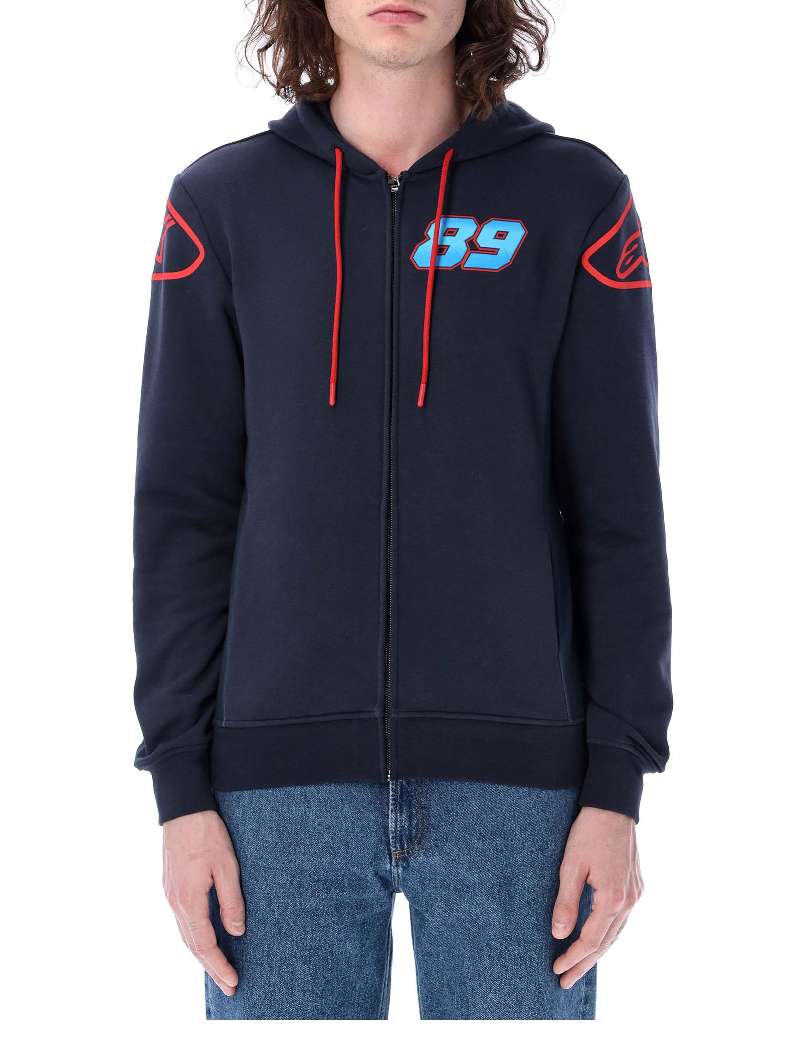 Kapuzen-Sweatshirt Jorge Martin 89 Dual Alpinestars Offizielles Motogp