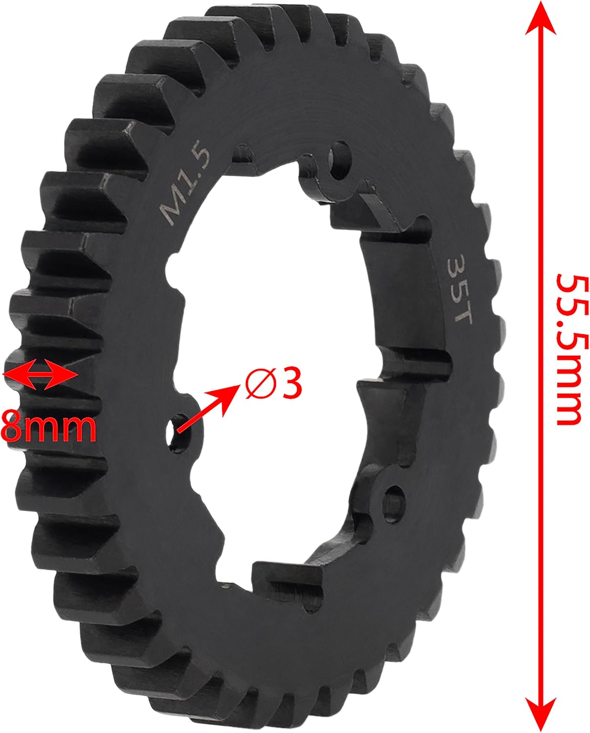 DKKY X-MAXX Spur Gear M1.5 35T for Traxxas X-MAXX 6S 8S XRT 1/5 RC Crawler Car Upgrade Parts
