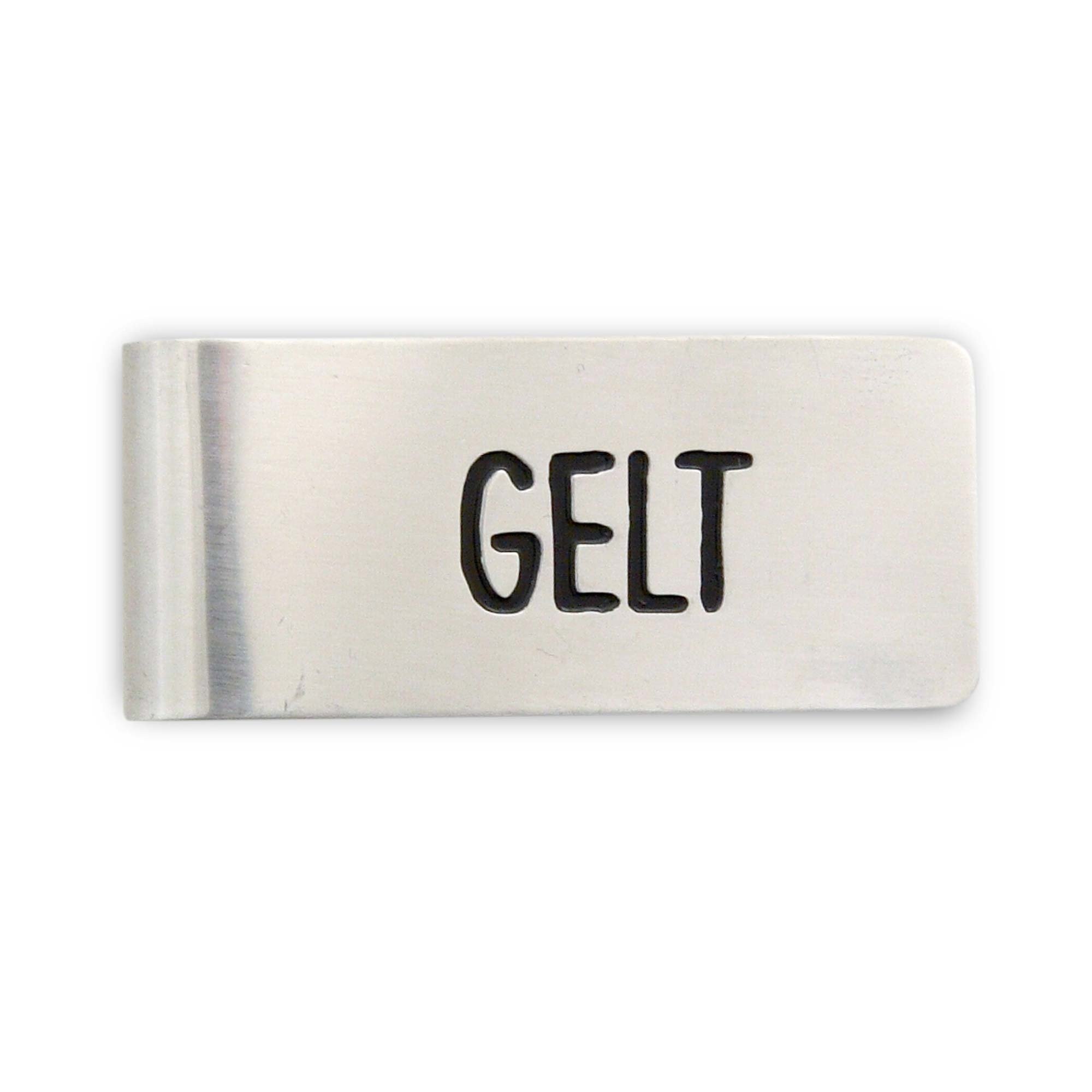 Pince à billets Enesco Our Name is Mud acier inoxydable fantaisie homme portefeuille fin