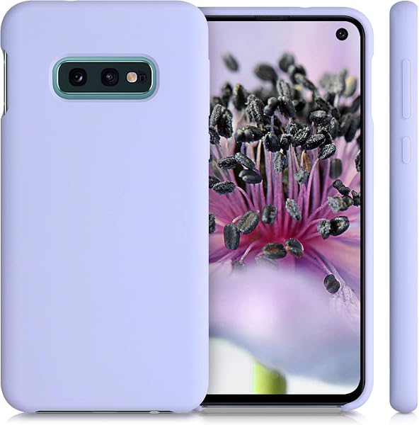 kwmobile Case Compatible with Samsung Galaxy S10e Case - Soft TPU Silicone Protective Phone Cover - Pastel Purple - 5