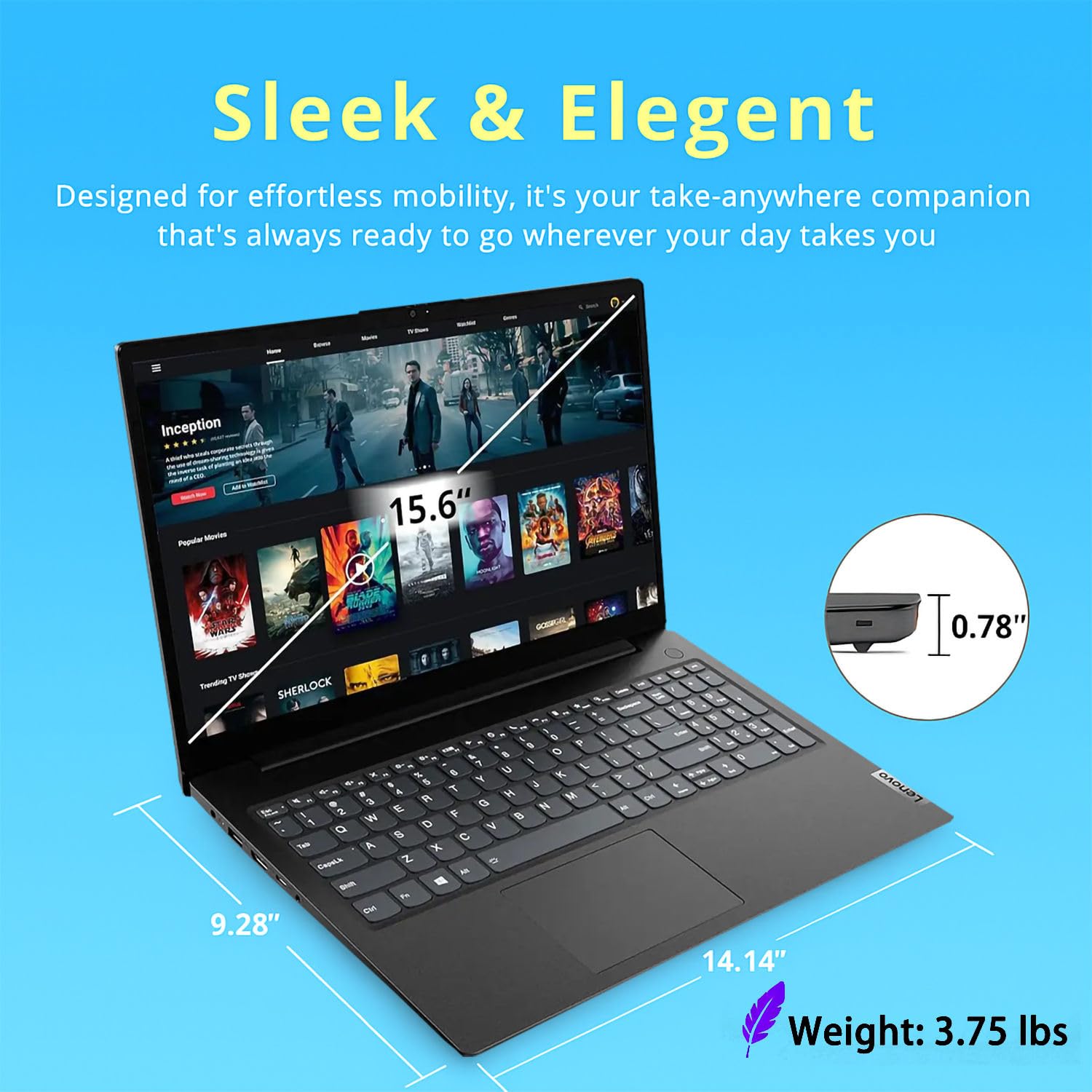 Amazon.com: Lenovo V15 G2 Laptop, 15.6