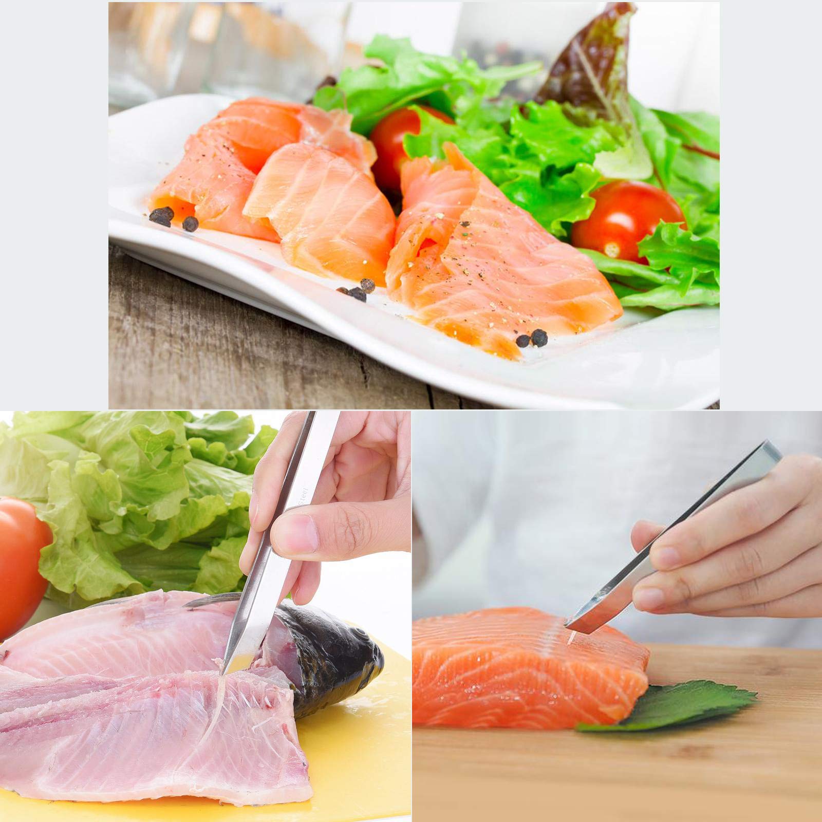 Pinze Da Cucina Per Pesce In Acciaio Inox – 2 Pezzi, Pinzette Per Rimuovere Lische, Squame E Piume, Lunghezza 12 Cm, Lavabili In Lavastoviglie