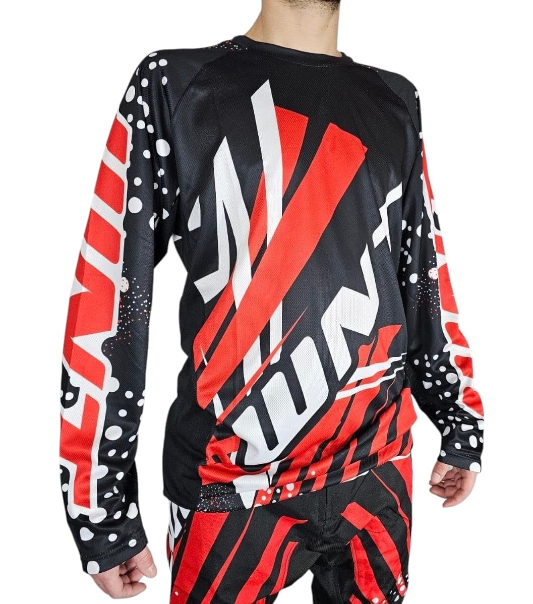 WinNet Completo tuta kit per moto da cross enduro motocross fuori strada off road quad maglia maglietta casacca + pantaloni