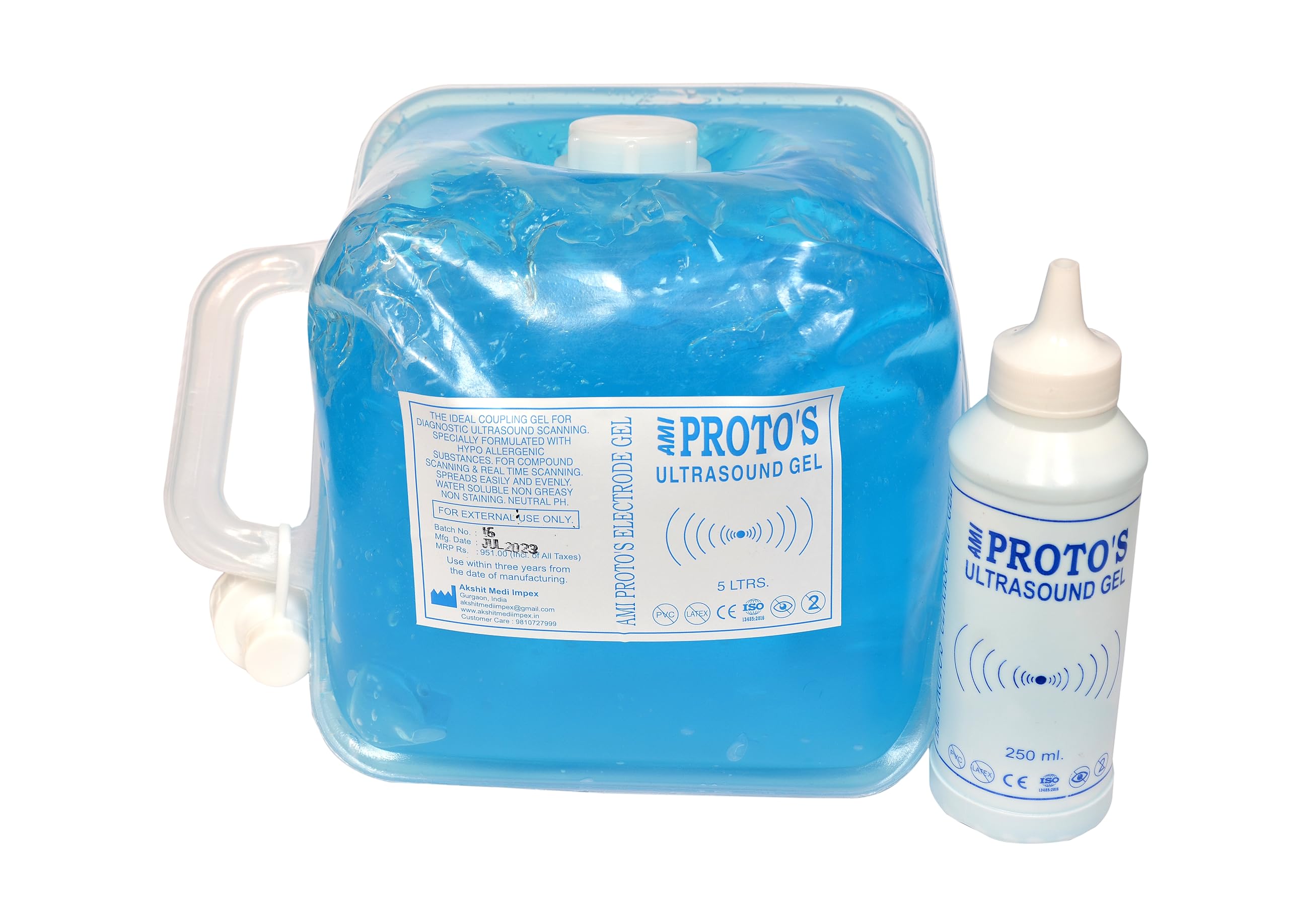 AMI Ultrasound Gel 5ltr Collapsible Jar CE ISO Certified (B0CHPCNFCF) Amazon Price History, Amazon Price Tracker