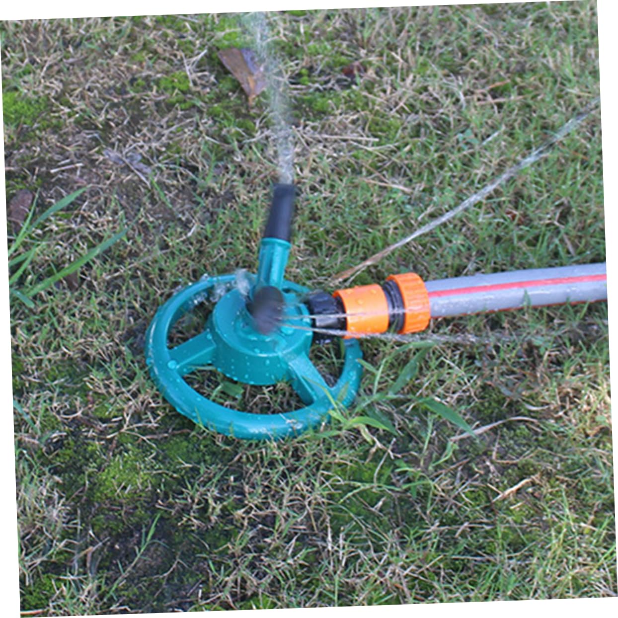 ibasenice 4 Stück Automatisch rotierende Düse Zubehör für Rasensprenger Bewegungsaktivierte Rasensprinkler rasenkanten Rotierender Wassersprinkler Rotierender Gartensprinkler Plastik