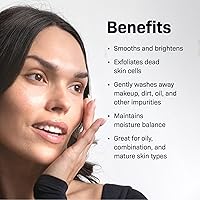 Vista 3 de Revision Skincare Brightening Facial Wash, Exfoliating Face Cleanser with Vitamin C and Vitamin E