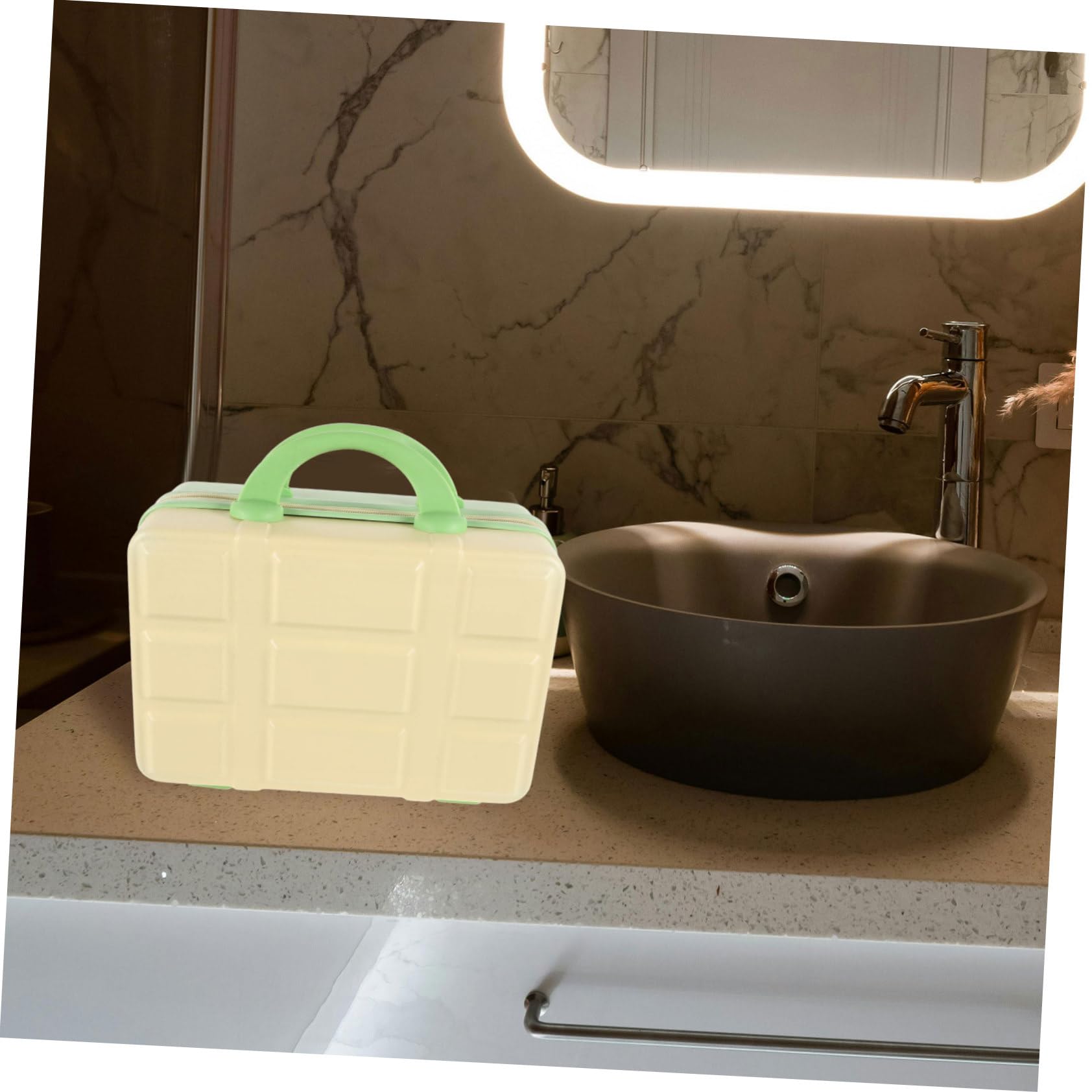 SHERCHPRY Valigia Portatile Per Makeup Organizer Custodia Per Cosmetici Resistente Toeletta e Accessori