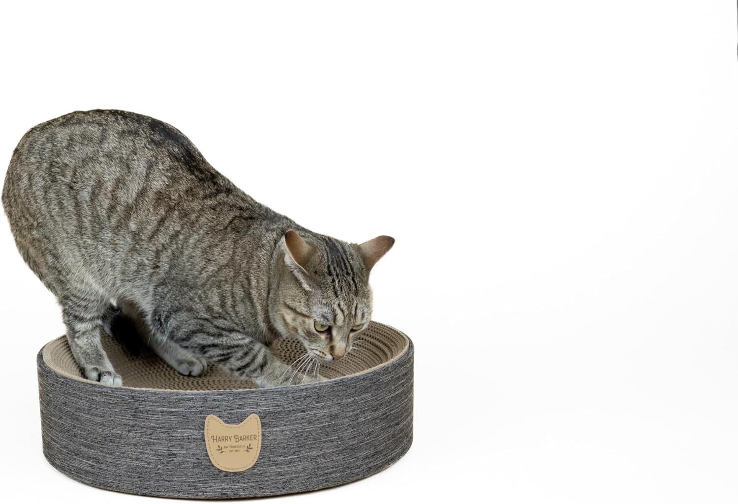 Eco-Friendly Sisal Cat Scratcher Bowl with Canvas Cover