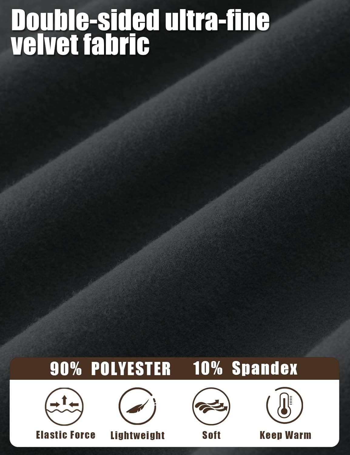 Men's Quarter Zip Pullover Ultra-Soft Thermal Long Sleeve Sweatshirt 1/4 Zip Golf Shirts Running Gym Workout Top - Image 6