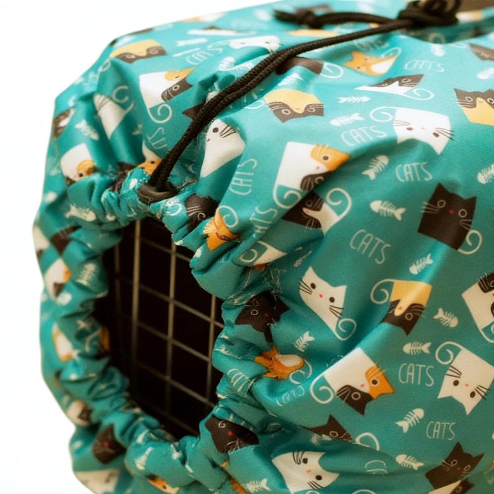 para Jaula de Perro - Protector Aislado de Tela Oxford,Cubierta Opaca Resistente para Jaula de Mascotas | para Cachorros y de Todas Las Razas, para Viajes, Camping, Exterior y Autocaravana