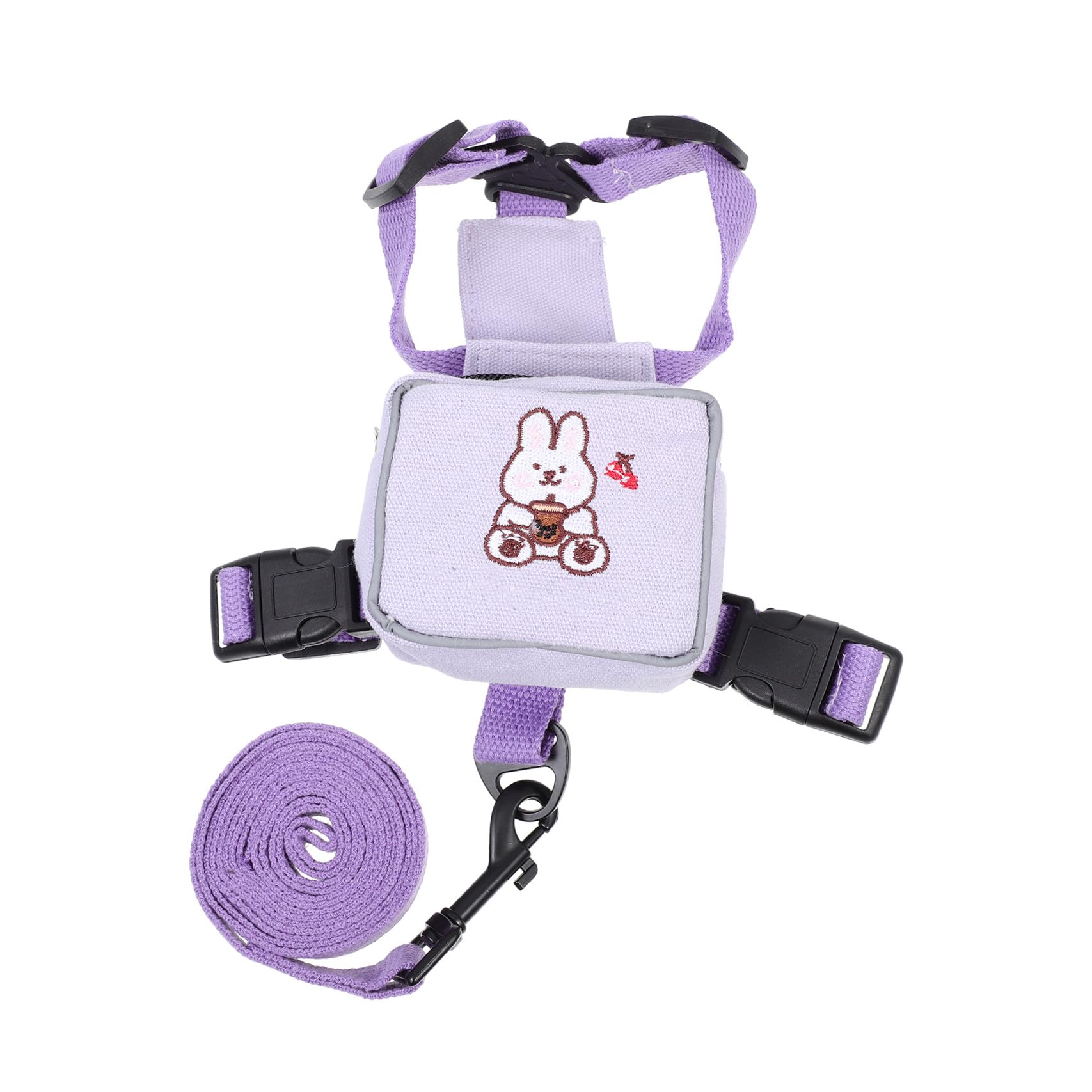 Arnés para gatos ergonómico con mochila de poliéster para entrenamiento