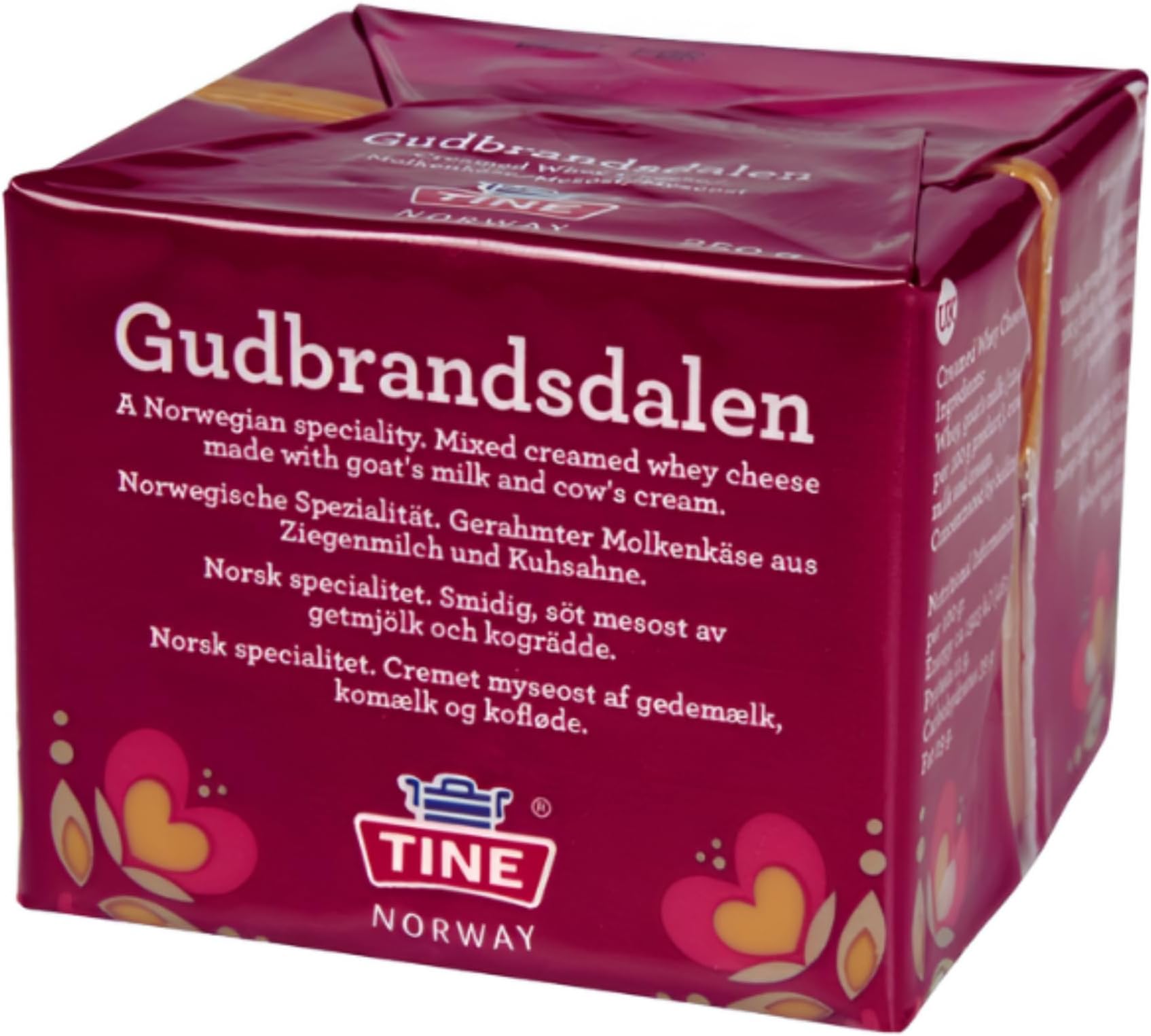 Gjetost Gudbrandsdalen 250g Norwegian Brown Cheese