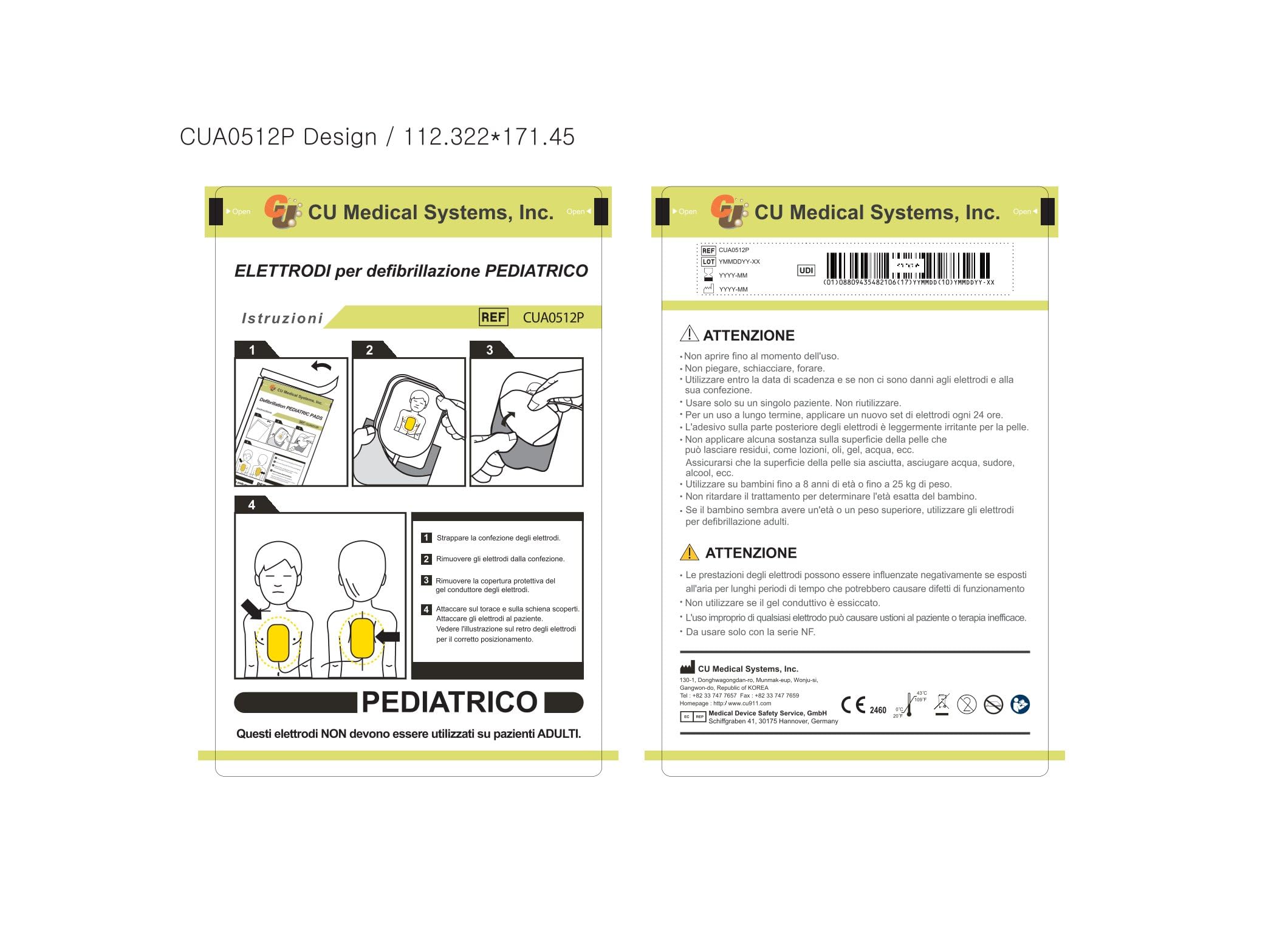 I-Pad 33443 Placche Pediatriche, Monouso per iPad Nf 1200
