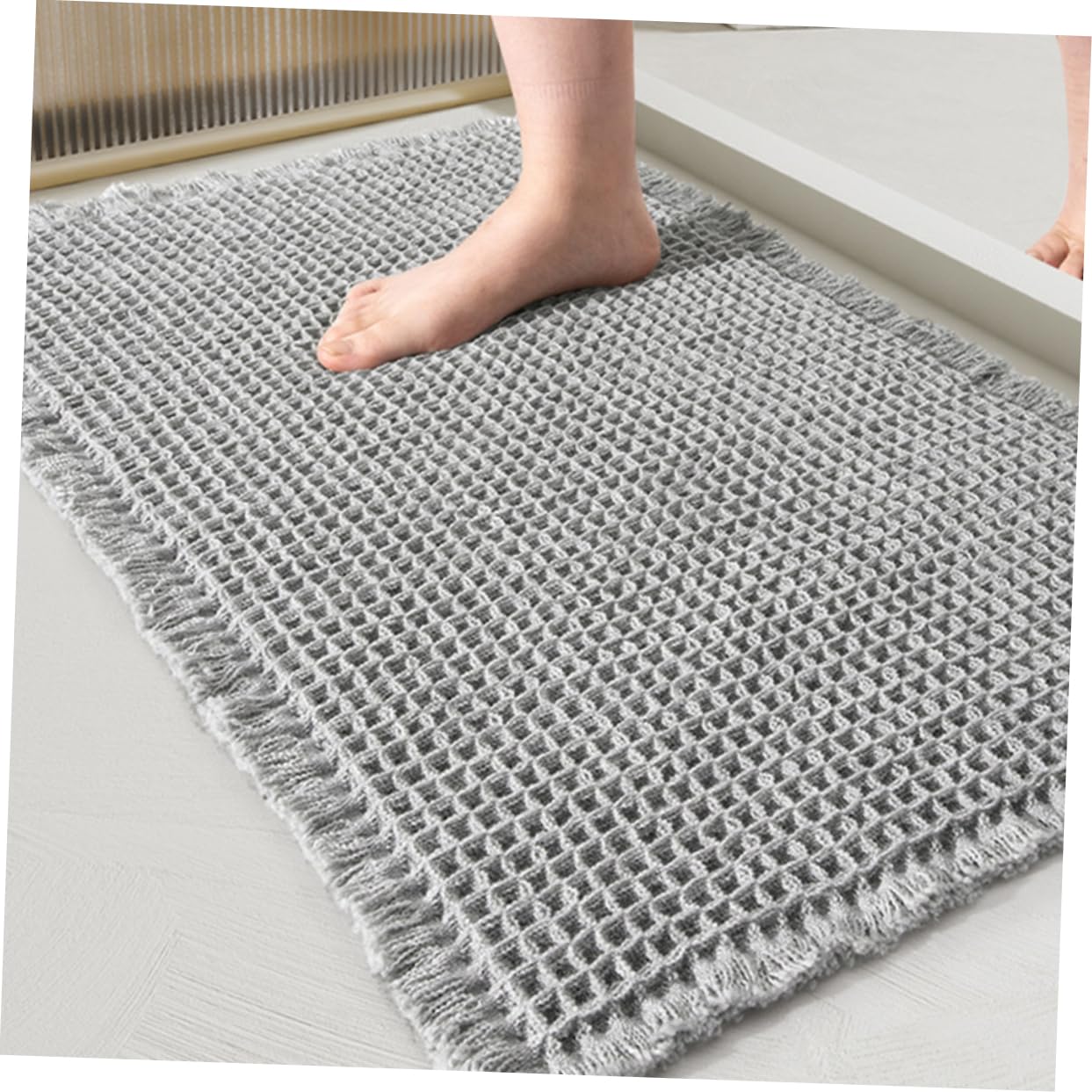 Tappeto Bagno Antiscivolo Assorbente Microfibra Design Elegante e Resistente Per Decorare Tuo Spazio e Assicurare Comfort e Sicurezza