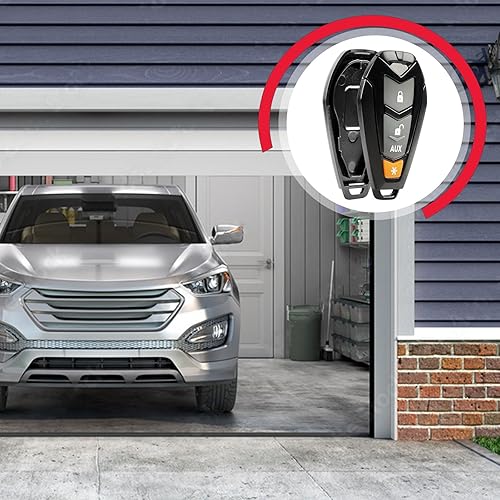 Miniatura 3 de Carcasa para llavero compatible con Viper Hornet DEI Python Clifford Aftermarket Alarm Keyless Entry Remote (EZSDEI7141)