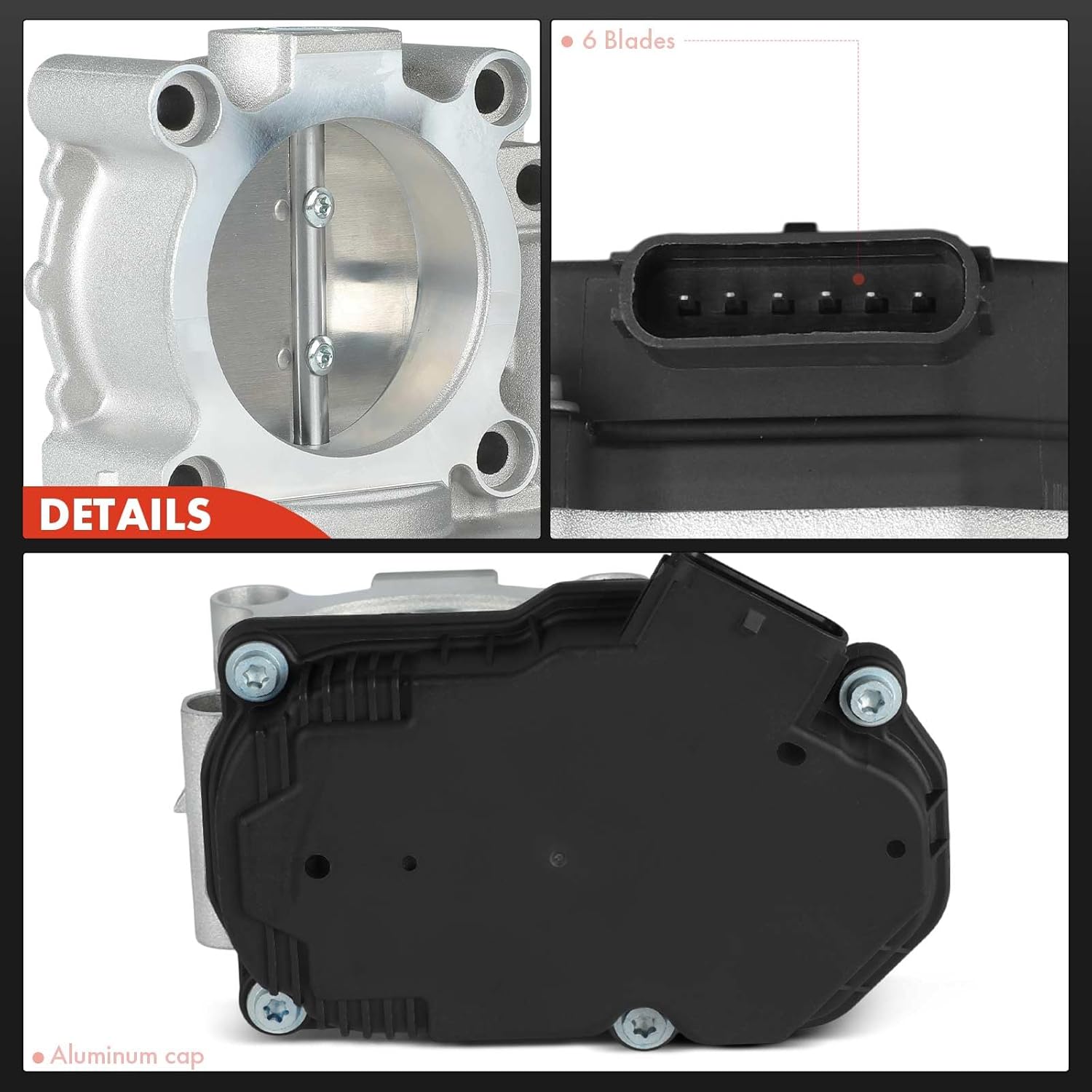 A-Premium Electronic Throttle Body Compatible with Hyundai Elantra 2021-2023, Sonata 2020-2023, Santa Fe 2021-2023, Tucson 2022-2024, Kona 2022-2023 & Kia Sorento 2021-2023, Sportage, K5, 1.6L