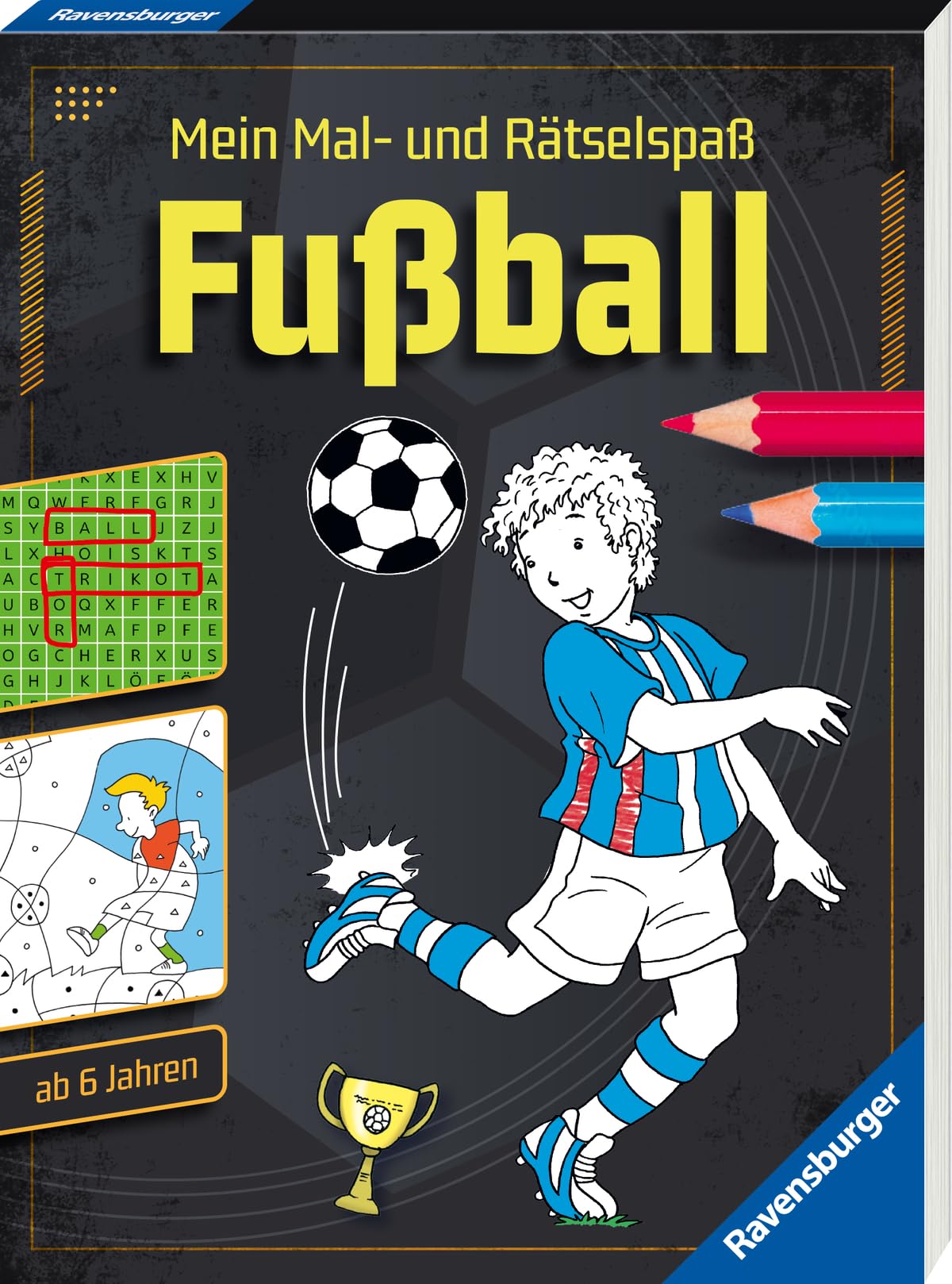 Ravensburger Verlag Gmbh Mein Mal- Und Rätselspaß: Fußball