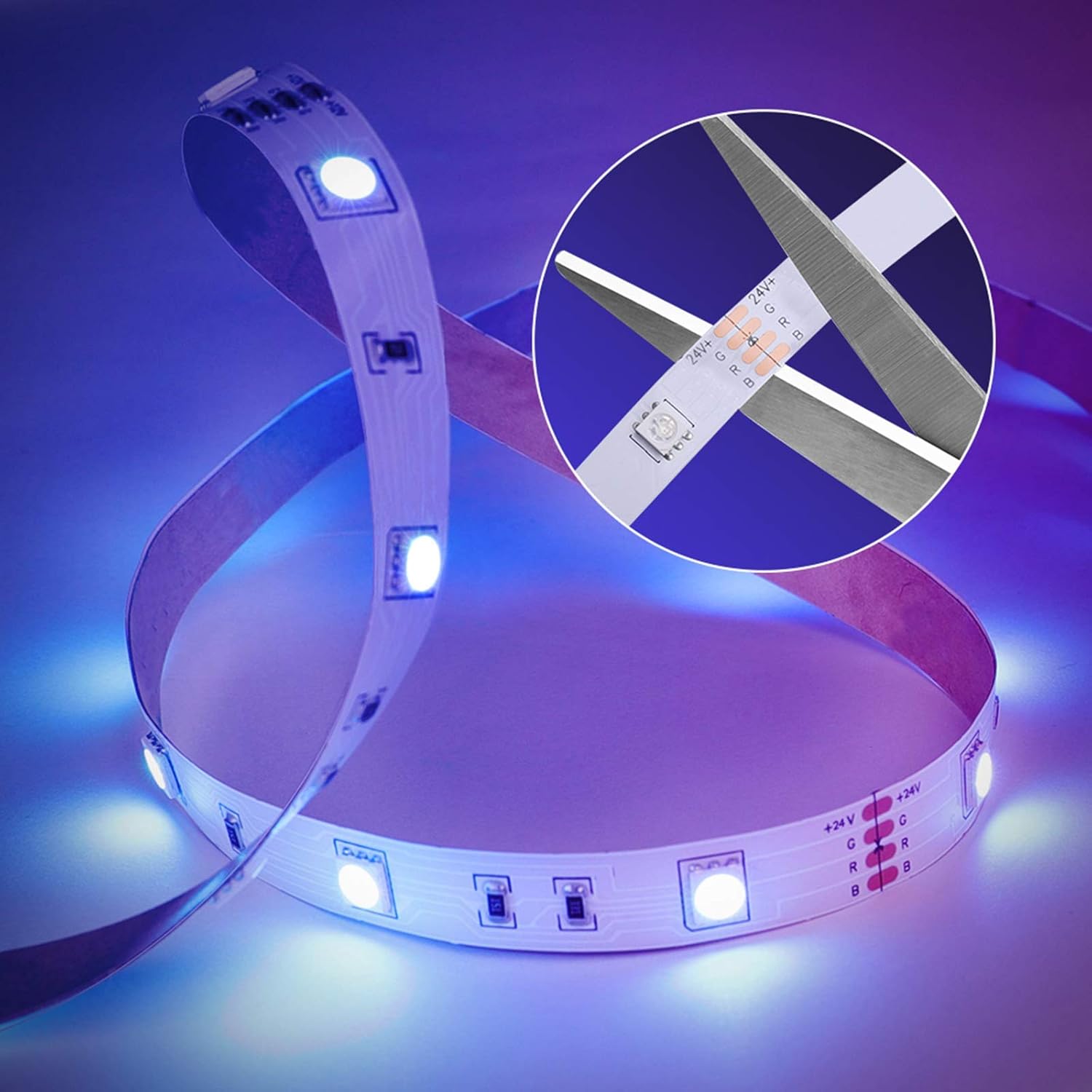 Buy Minger Led Strip Lights 65 6ft Color Changing Light Strips With Remote 20 Preset Colors And 6 Diy Colors 600 Bright Led Lights Flexible For Room Bedroom Living Room Ceiling 2x32 8ft Online