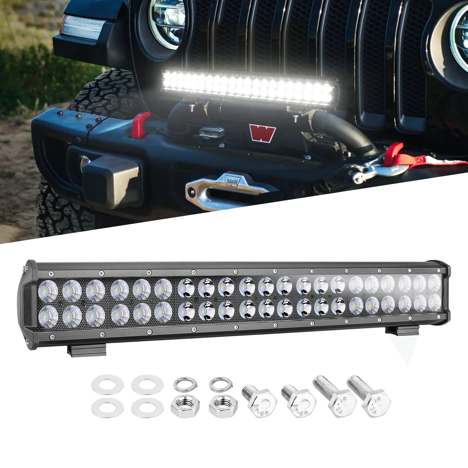 Nirider 20 Inch LED Light Bar 168W