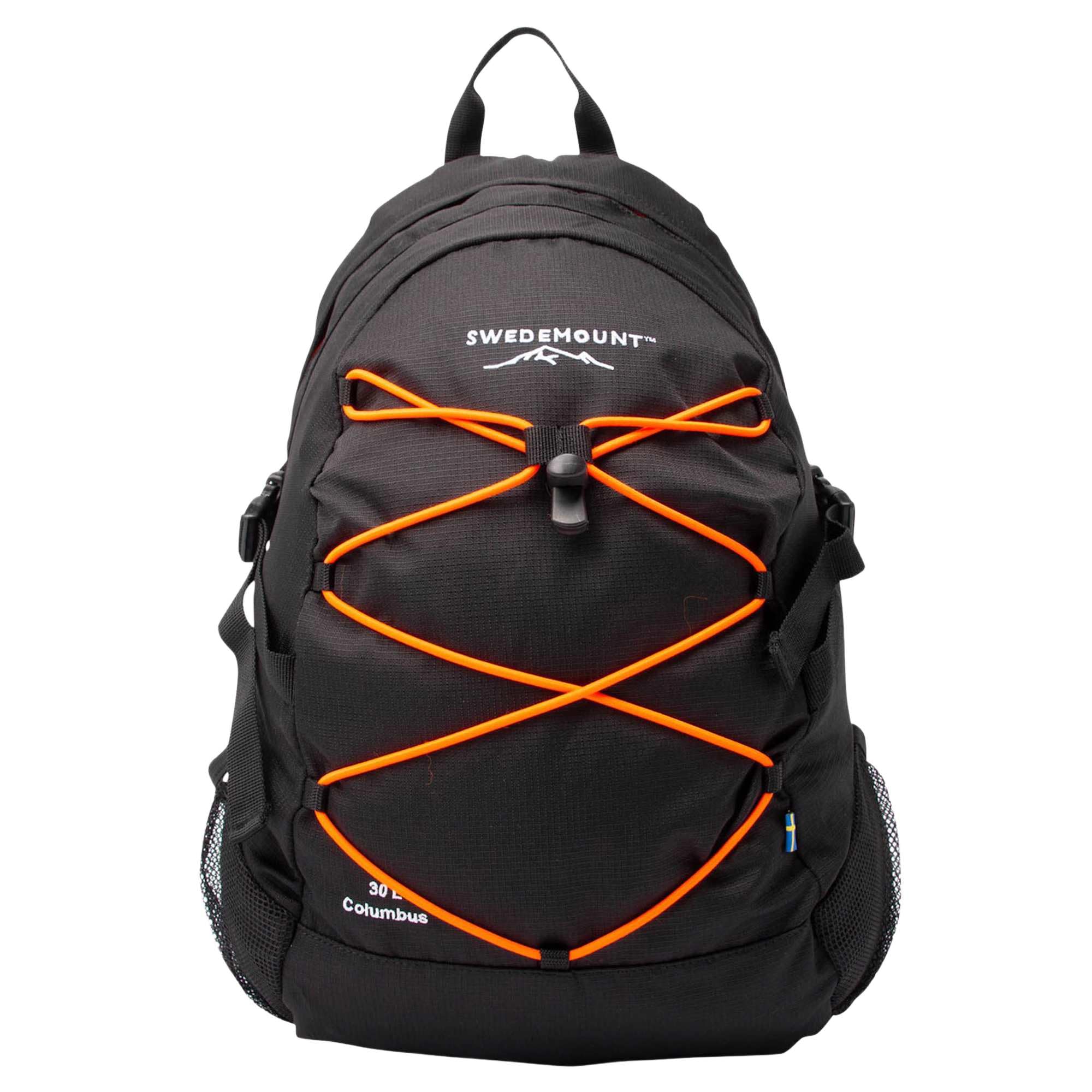 Swedemount Columbus 30L Rucksack mit Regenschutz und gepolsterten Schultergurten