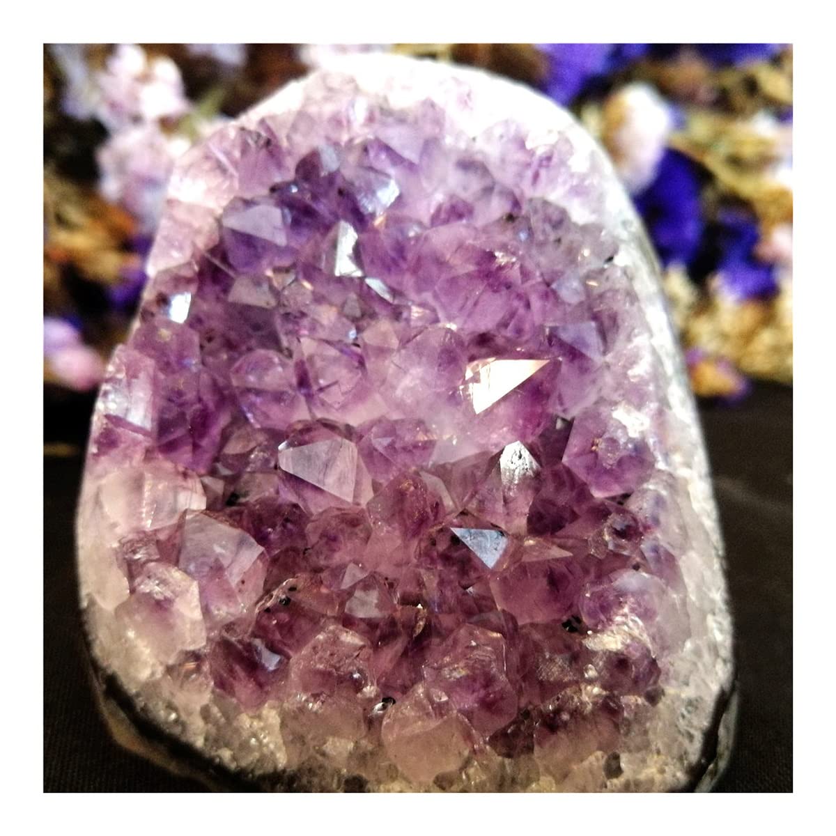 Piedras de cristal amatista para decoración del hogar y meditación chakra