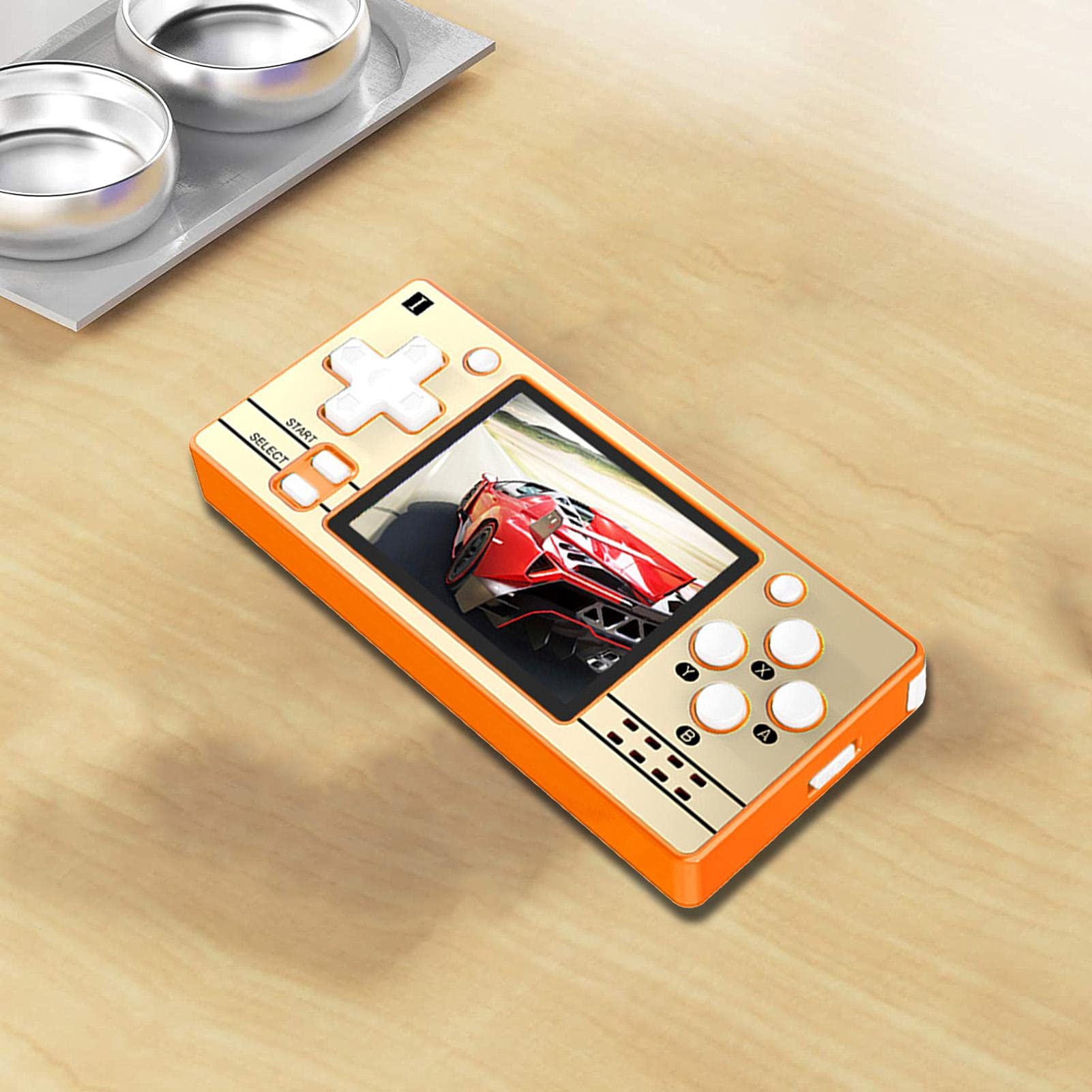 Q20 Console di Gioco Portatile, 5000 Giochi integrati (64 GB), Console per Videogiochi retrò con Schermo da 2,4 Pollici Portatile, Lettore di Giochi con Sistema Linux Open Source Portatile