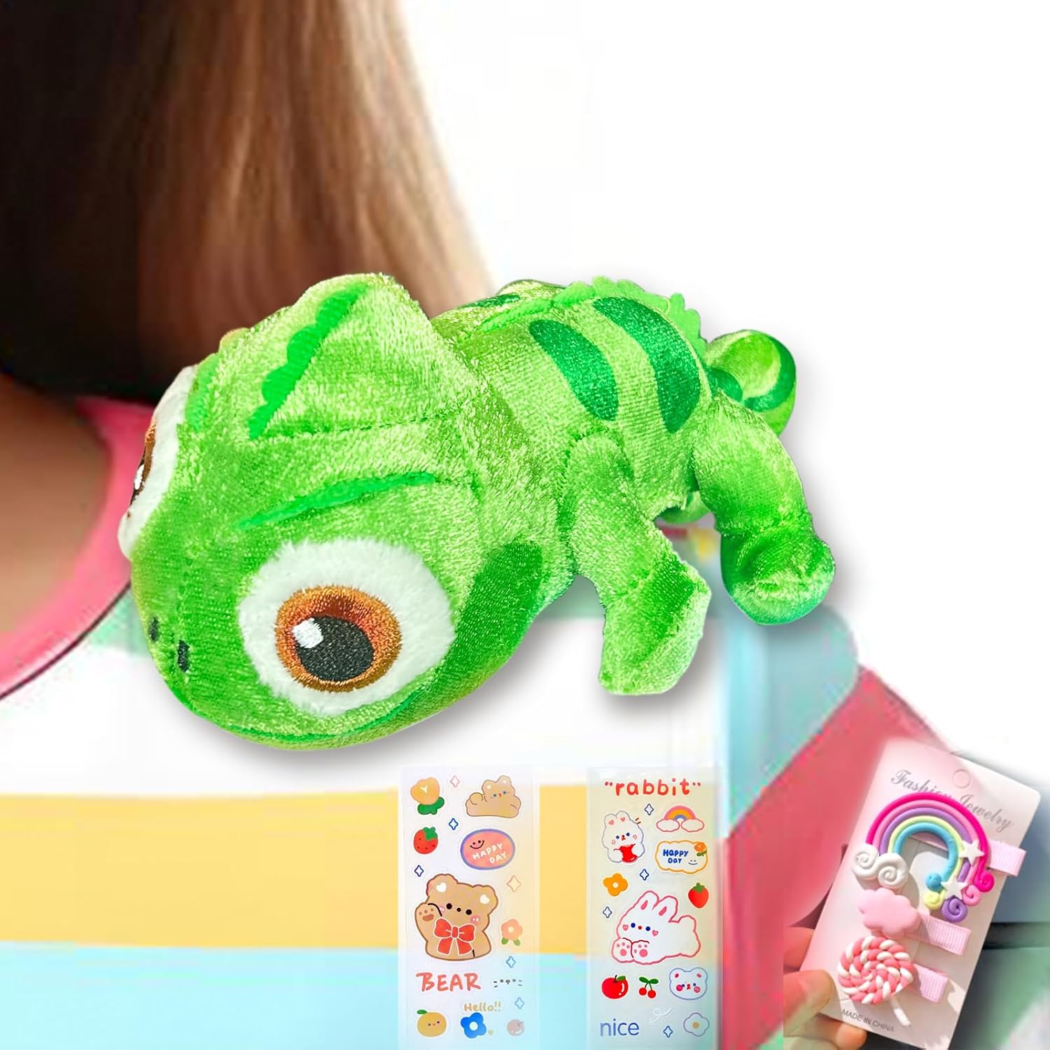 similar to stock photo Chameleon Shoulder Plush, Cute Lizard Cosplay for Women Adults, Role-Play Accessory, Adorable Plushie Gift