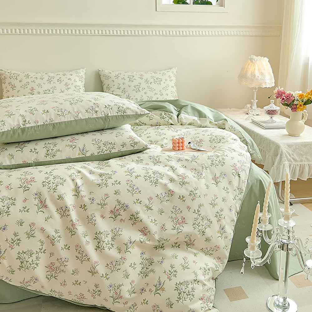 Covebett Bettwäsche Baumwolle Weich Renforce Baumwollbettwäsche ÖKO-TEX Bettbezug und Kissenbezug 80x80cm Reißverschluss
