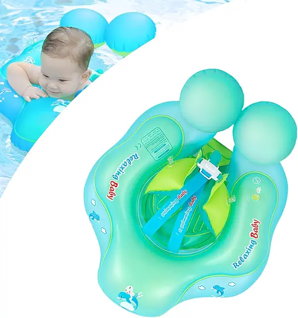 Bouée Bébé avec Siège Sécurisé 3-24 Mois - Flotteur Piscine Enfant