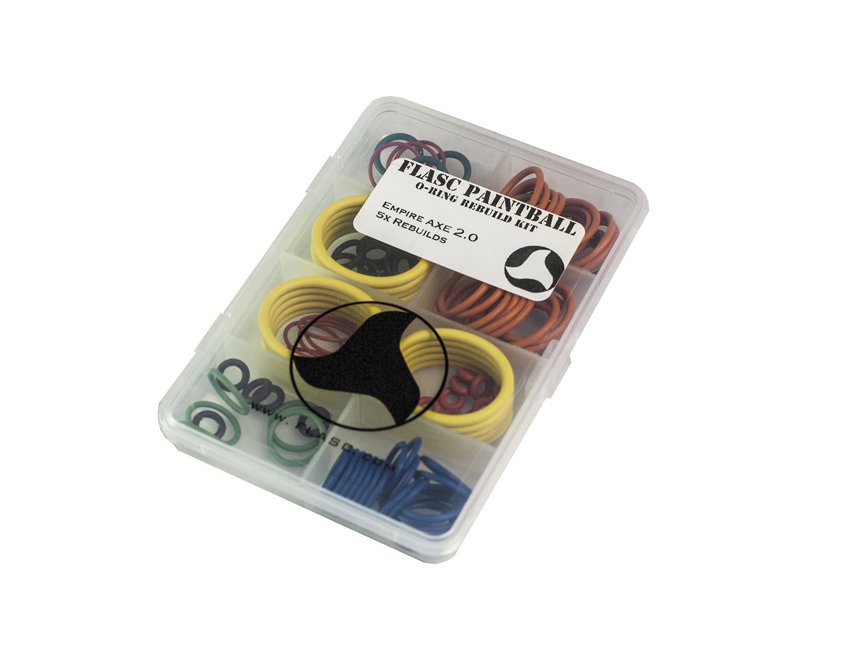 Empire Axe 2/2.0 Oring kit with 5X Rebuilds Color Coded