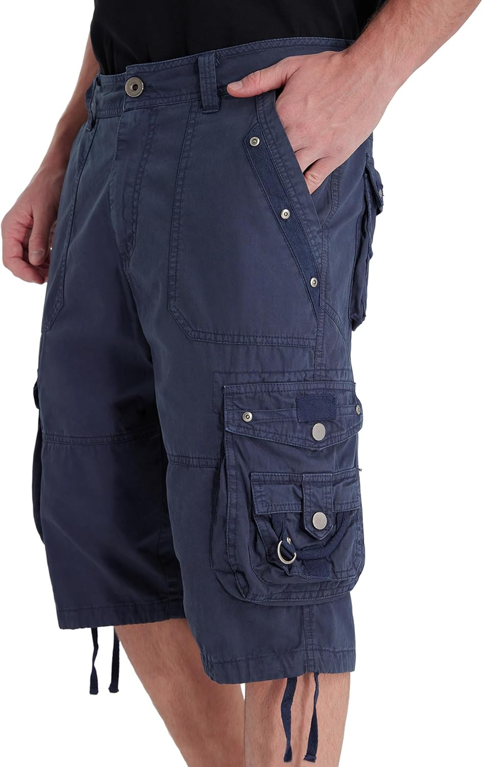 Mens Cargo Shorts Blue 44