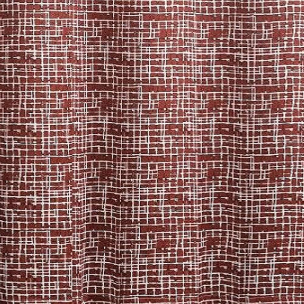 Royal Tradition Lenox 76-Inch Wide x 84-Inch Long, Set of 2, Thermal Insulated Room Darkening Curtains, Rust