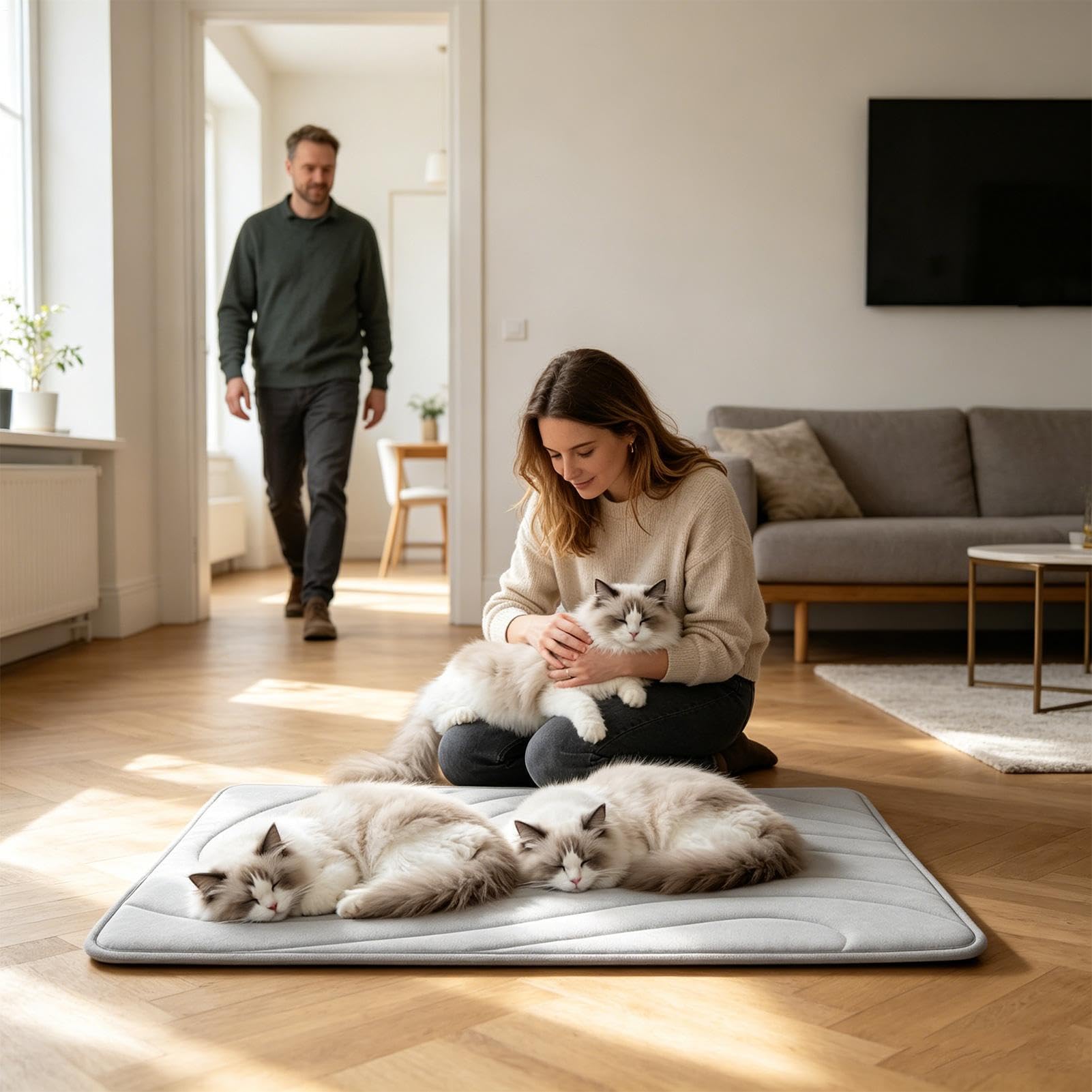 Generisch Tappetino rinfrescante per cani, antiscivolo e lavabile