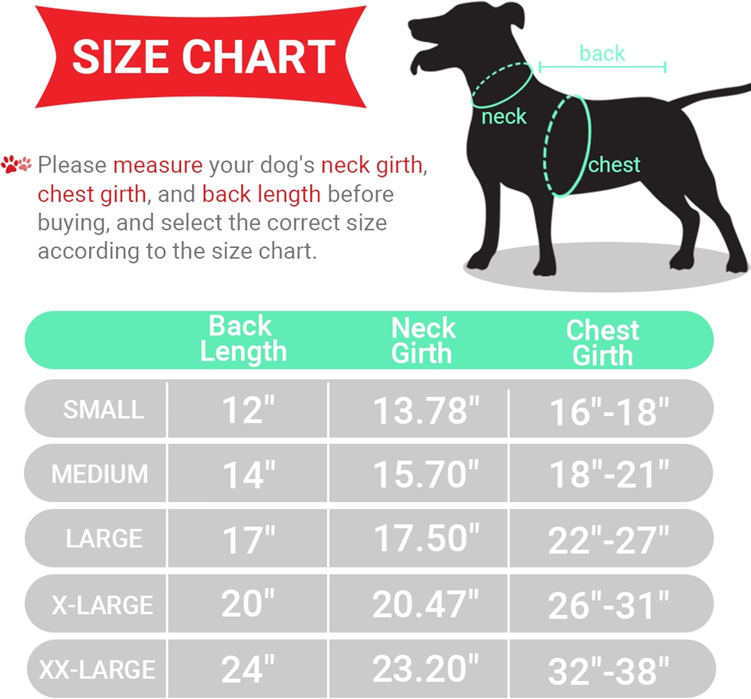 Dog Winter Coat - Windproof Fleece Warm Thick Dog Jacket Clothes for Cold Weather - Green Pet Vest Coat Outfits for Small Medium Large Dogs - Indoor & Outdoor Use (S-XXL)