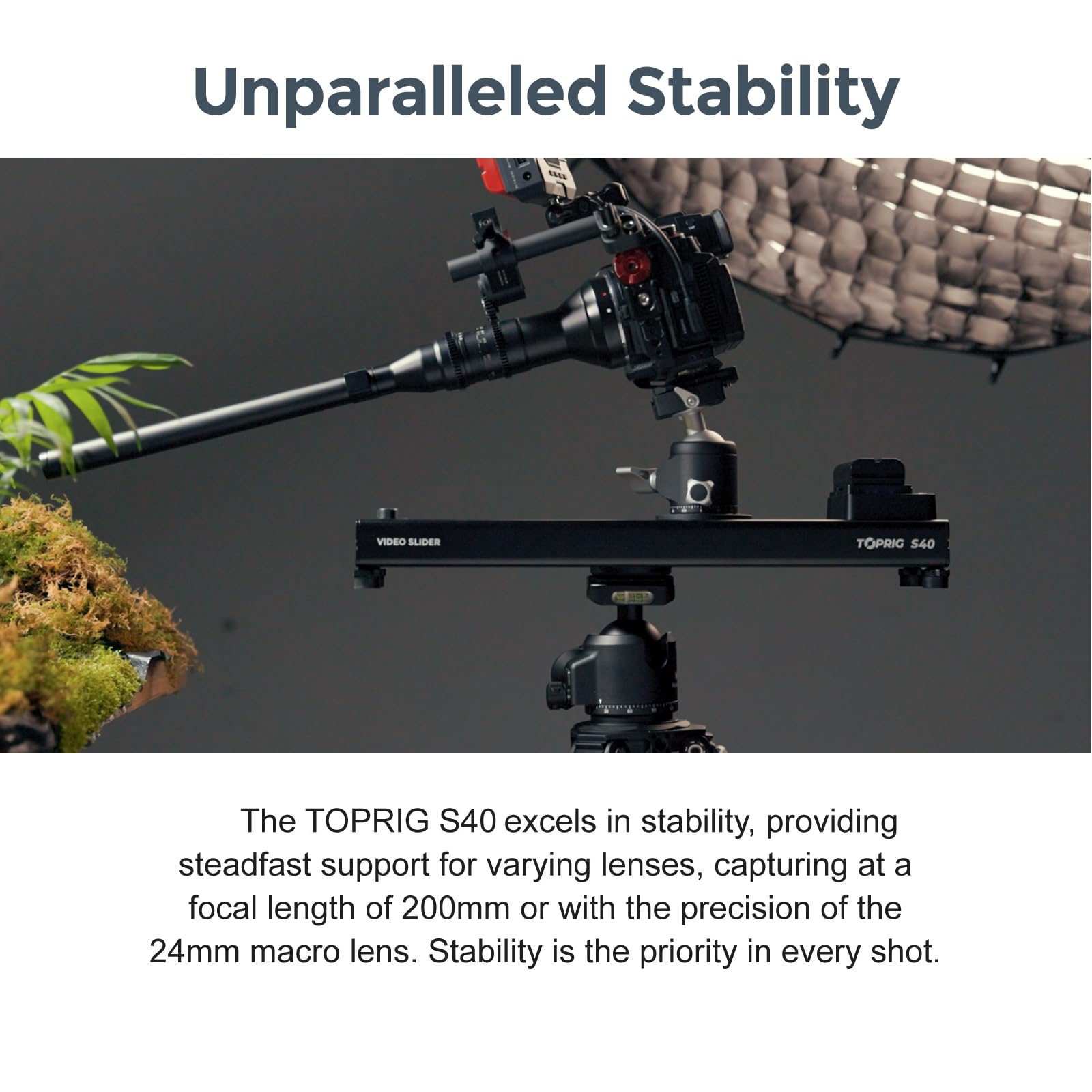 TOPRIG S40 ビデオスライダー Amazon.com : Accsoon Toprig S40 Motorized Camera Slider 40cm/16