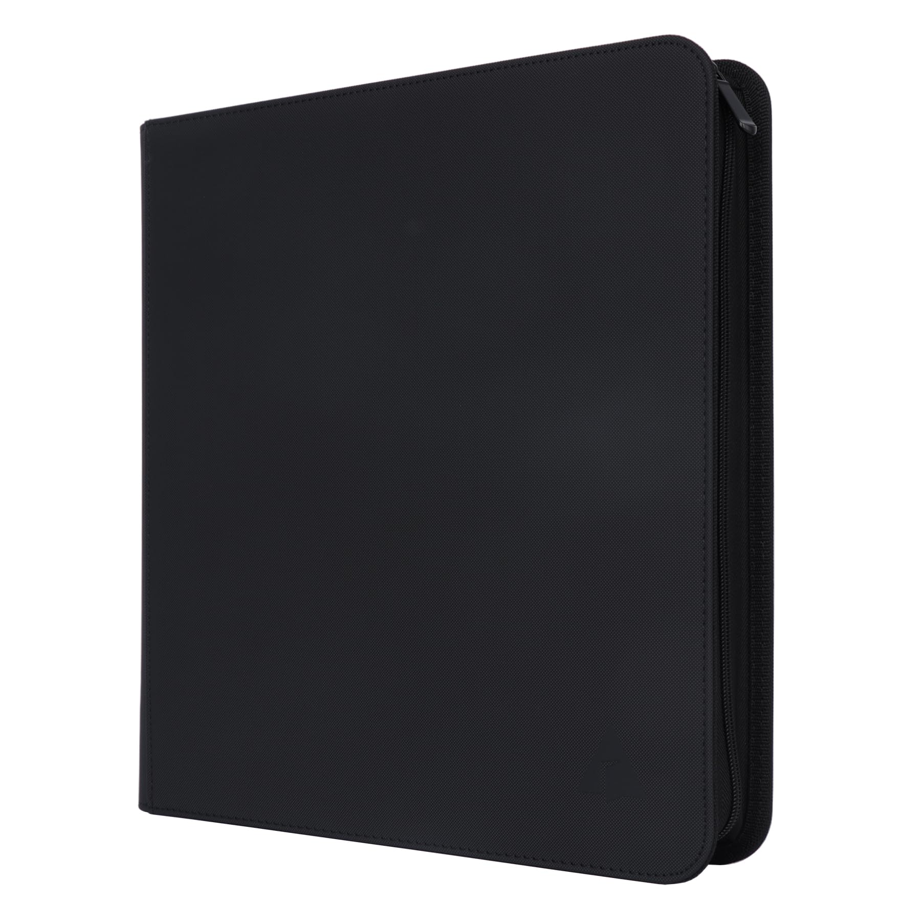 Rieton Black 12 Pocket 1104 Card Binder, Large Ringless Side Loading Pockets Trading Card Album Folder For Tcg