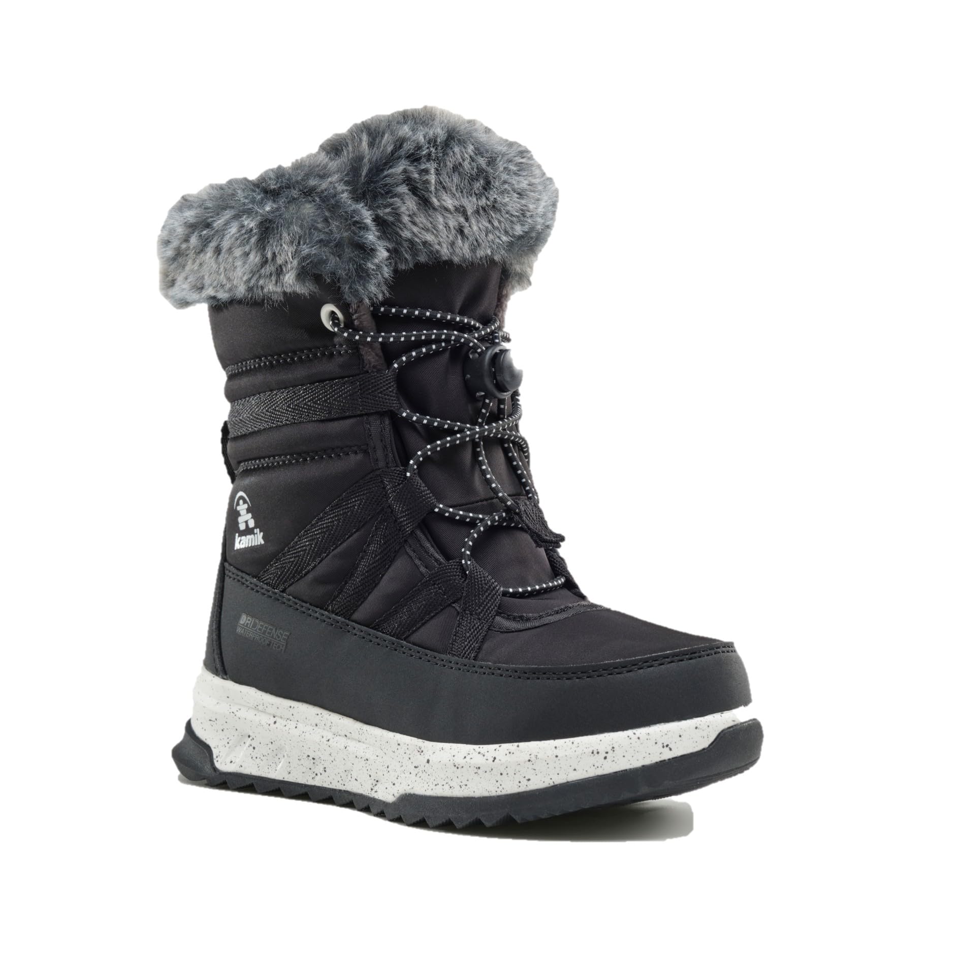 Kamik Girl's Stormyf Snow Boot, Black, 1.5 UK