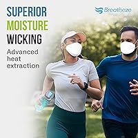 Vista 5 de Breatheze KN95 Face Masks Made in USA - Face Masks Disposable KN95 Mask - FDA Registered Masks