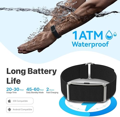 Miniatura 4 de Smart Health Wristband for Women & Men - Activity Fitness Trackers Wearable Blood Pressure Monitor with Heart Rateand Sleep, Step Counter & Calories