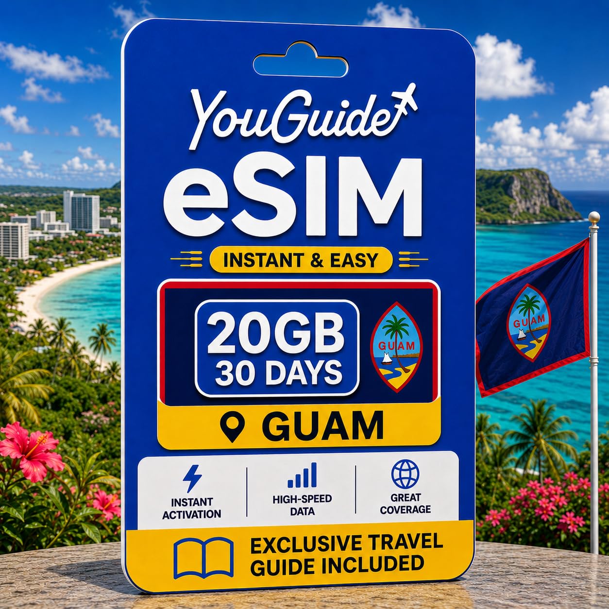 Guam eSIM 20GB 30Days