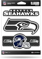 Vista 27 de Rico Industries NFL Football Triple Spirit Stickers Hoja de calcomanías triples