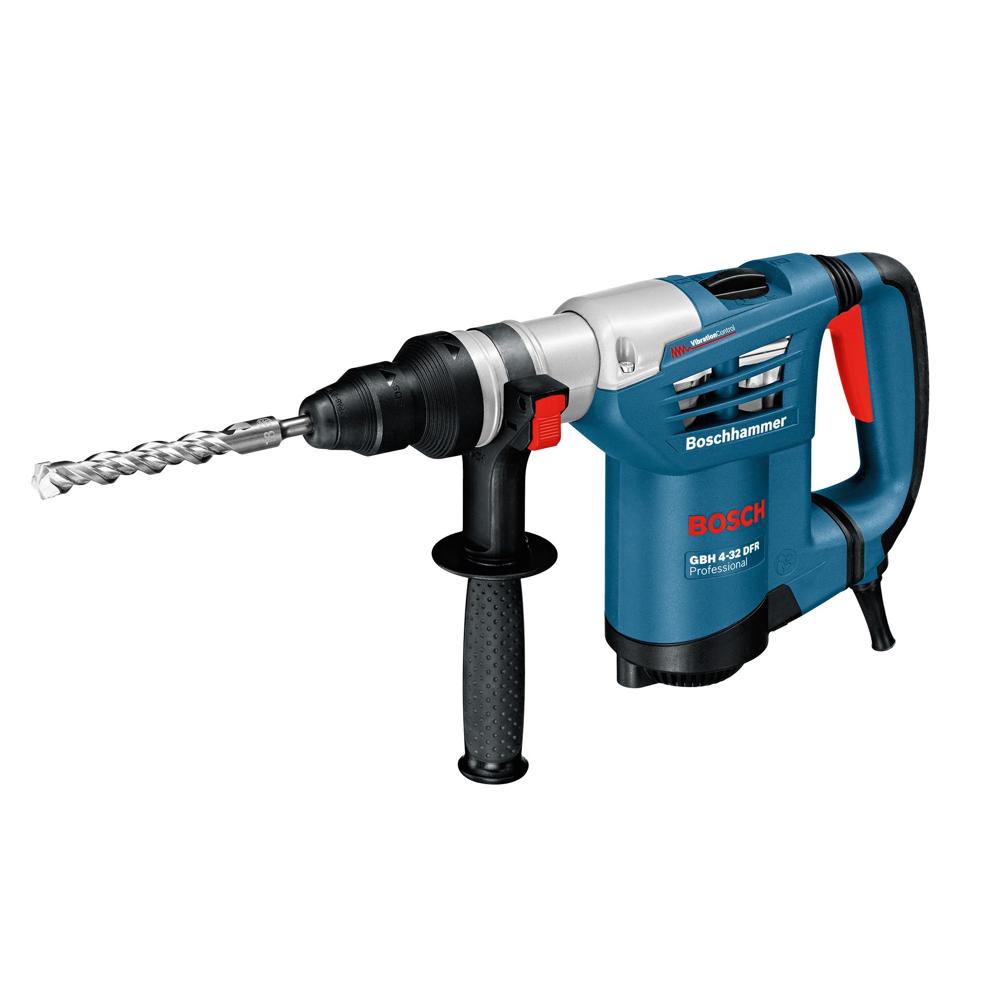 GBH 4-32 DFR Professional Rotary Hammer - SDS Plus | 900 W | SDS Plus Tool Holder | Rated Speed 0-800 RPM | Impact Rate 0-3600 BPM | Impact energy 4.2 J| with Vibration Control | 1 Yr Warranty