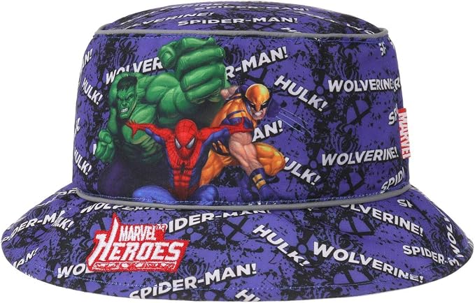 Cappellishop Cappello da Bambino Marvel Heroes Estivo Cappelli Spiaggia 50  cm - Blu : Amazon.it: Abbigliamento